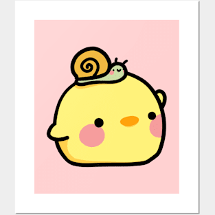 Duck and snail Posters and Art